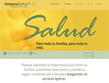 Tablet Screenshot of amparasalud.com.ar